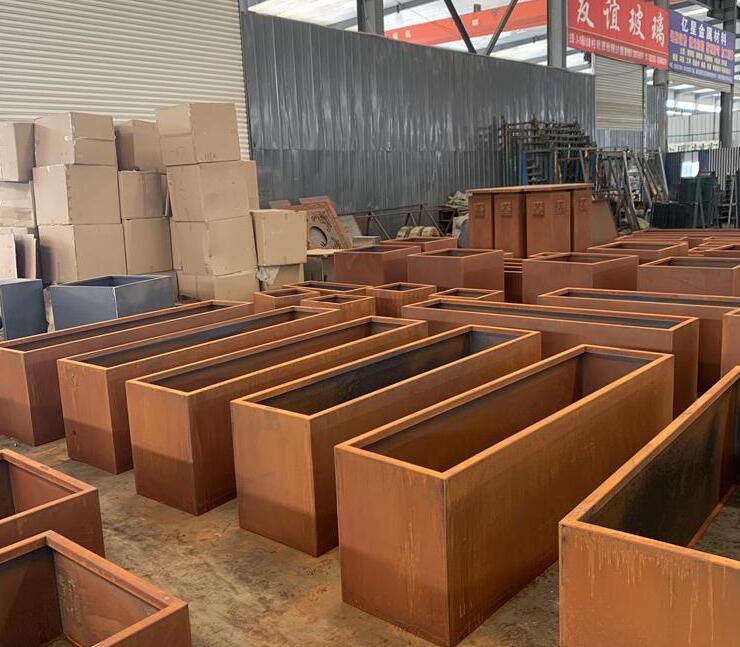 朝阳耐候钢板花箱