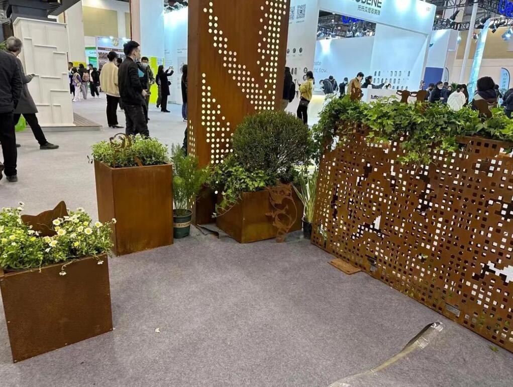 朝阳耐候钢花箱