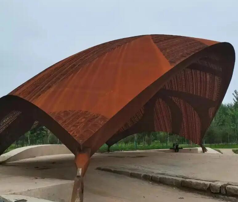 朝阳耐候钢幕墙案例